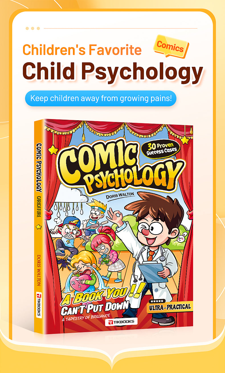 【TIKBOOKS】Children's comic psychology Elementary school students' books for educational growth full-color comic books Paperback