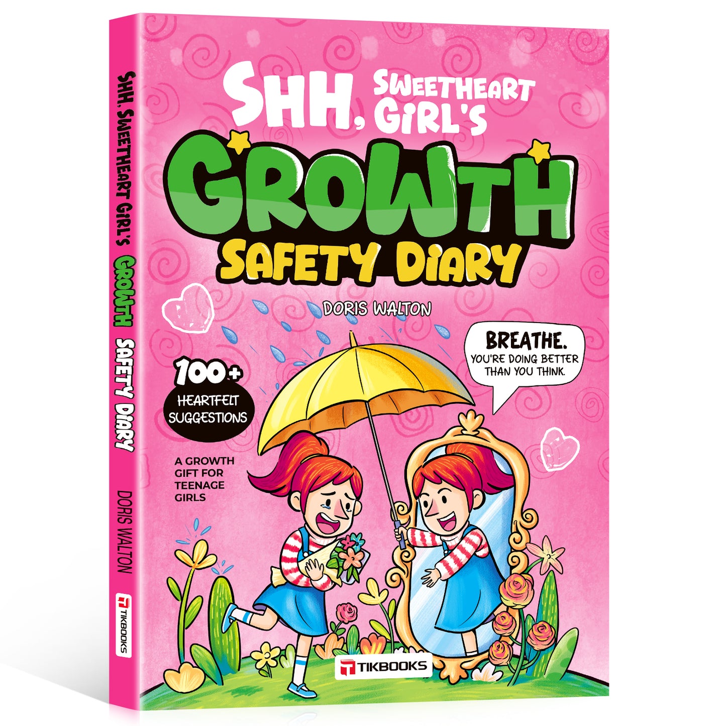 【TIKBOOKS】Girls' Safety Diary - Essential for Growing Up Safety, Features: SafePages & Privacy Protection