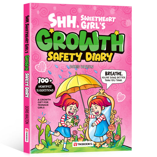 【TIKBOOKS】Girls' Safety Diary - Essential for Growing Up Safety, Features: SafePages & Privacy Protection