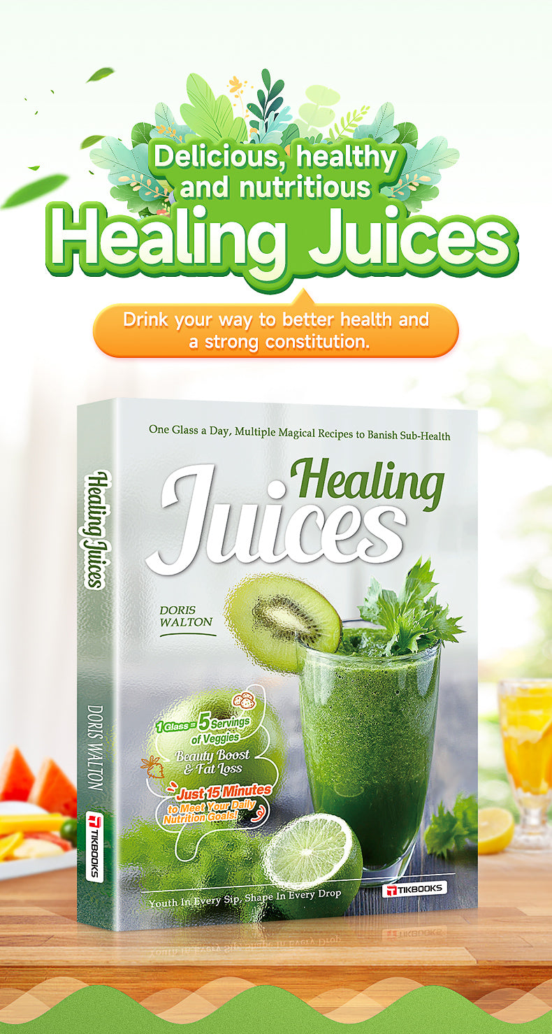 【TIKBOOKS】Daily One Cup of Vegetable and Fruit Juice Recipe: Nutritious Breakfast Family Easy-to-Handle Cookbook