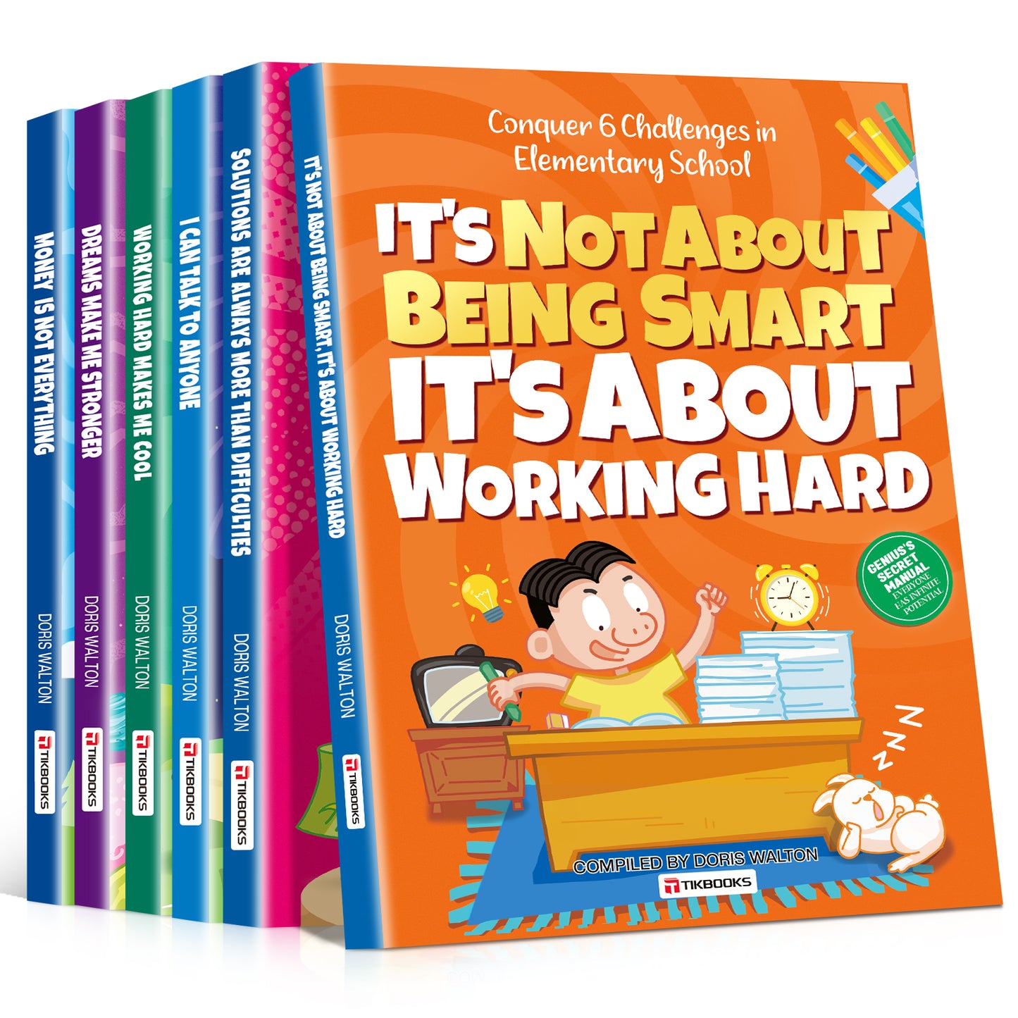 【TIKBOOKS】Brave six levels, overcome six challenges, and become a top student. Study hard and work hard makes me cool Paperback – Picture Book, May 27, 2025 by Doris Walton (Author)