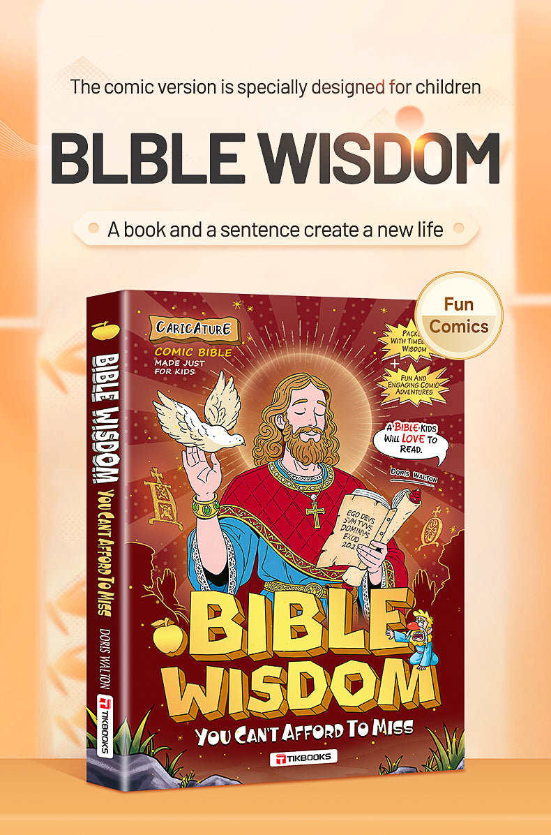 【TIKBOOKS】Bible Stories in Comics: Timeless Wisdom for Young Hearts and Minds   描述