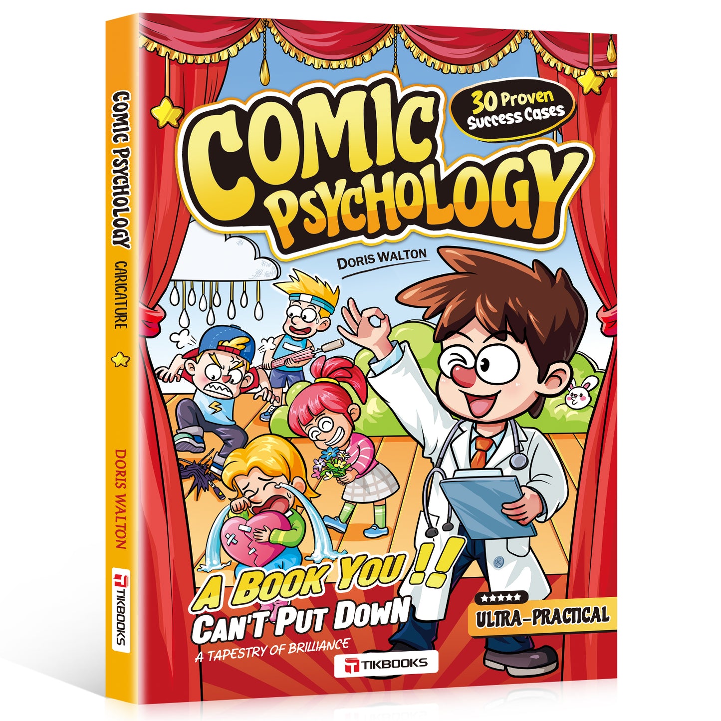 【TIKBOOKS】Children's comic psychology Elementary school students' books for educational growth full-color comic books Paperback