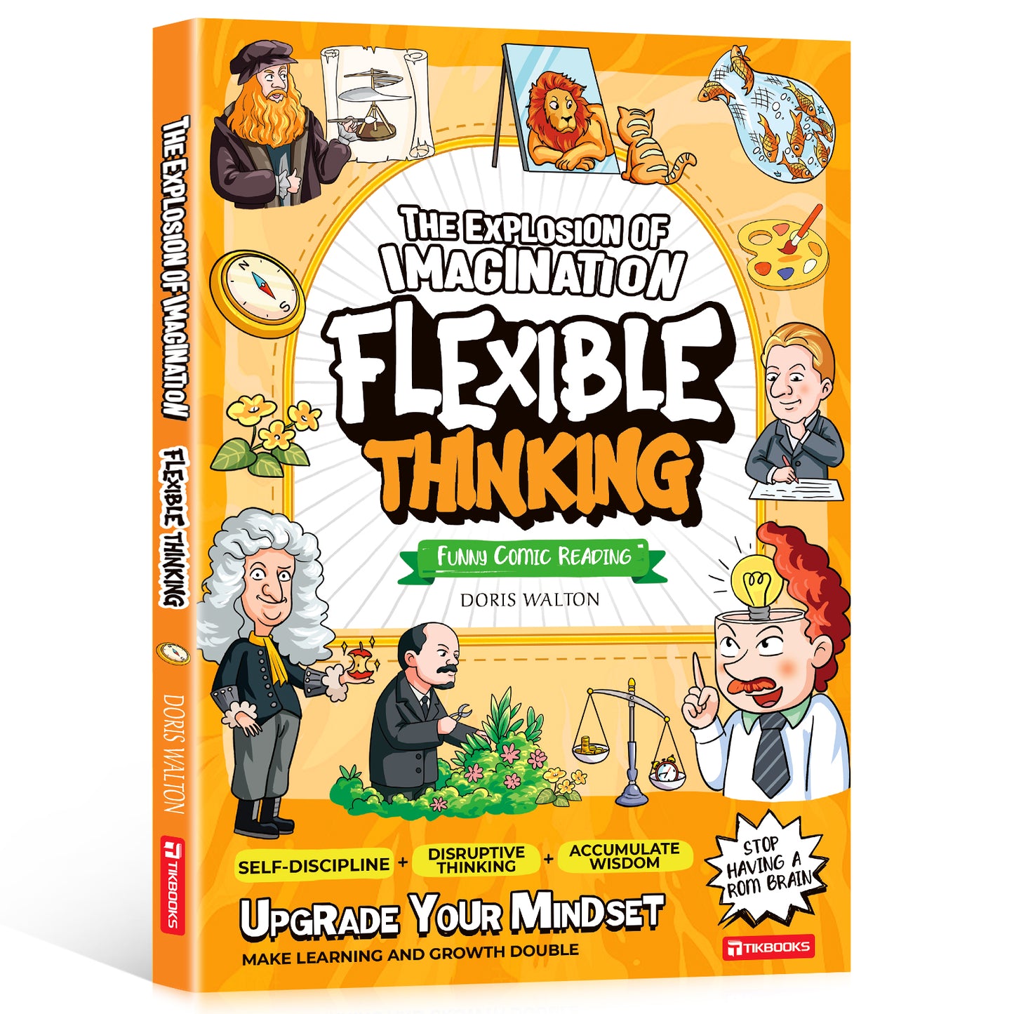 【TIKBOOKS】Entertaining Comics An introductory Book on Flexible Thinking Children can understand,learn, and apply skillfully