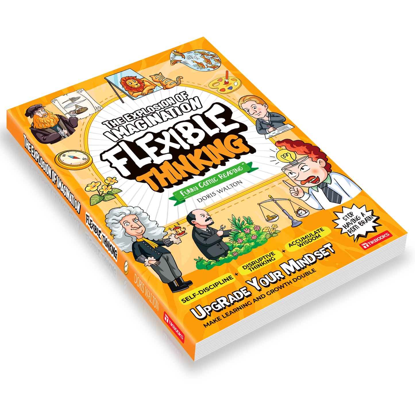 【TIKBOOKS】Entertaining Comics An introductory Book on Flexible Thinking Children can understand,learn, and apply skillfully