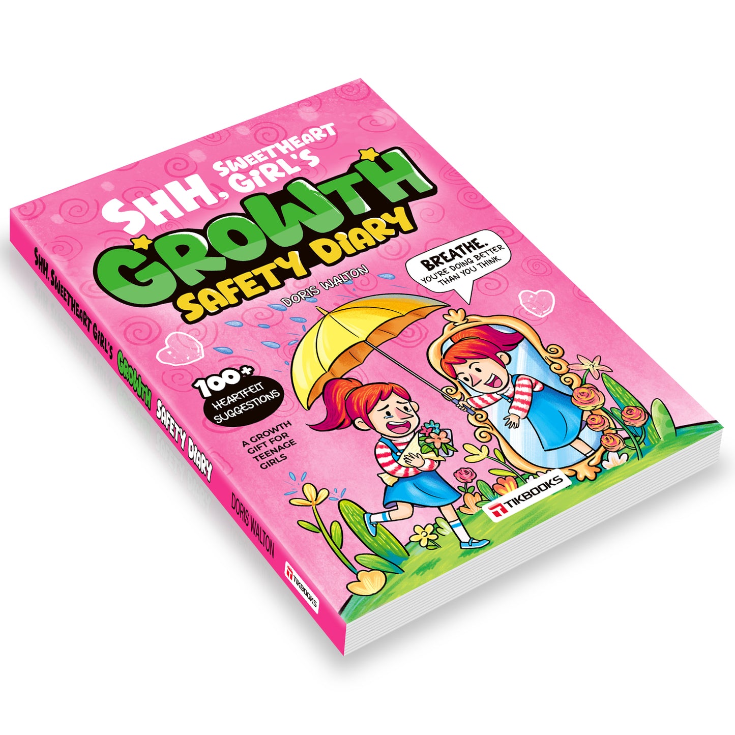 【TIKBOOKS】Girls' Safety Diary - Essential for Growing Up Safety, Features: SafePages & Privacy Protection