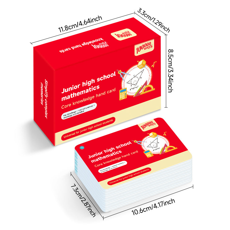 【100000 WHYS】Core knowledge cards for junior high school mathematics