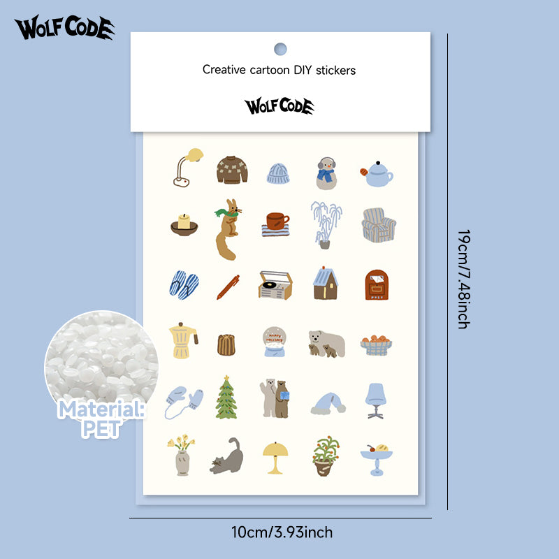 Creative cartoon DIY stickers