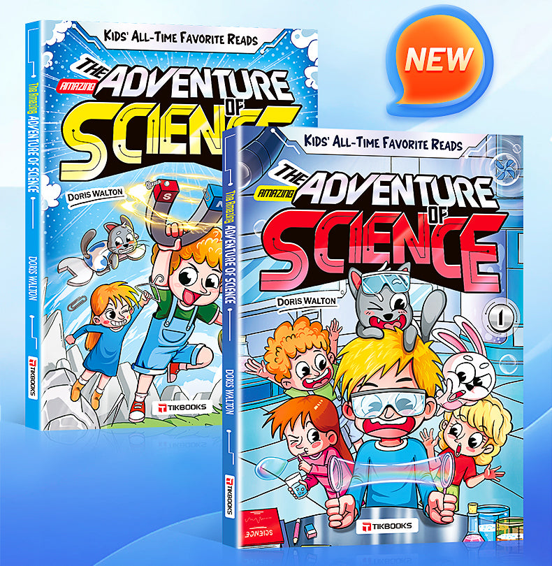 【TIKBOOKS】Science in Comics: Fun & Engaging Introduction for Kids - Learn Smart, Lead Tomorrow