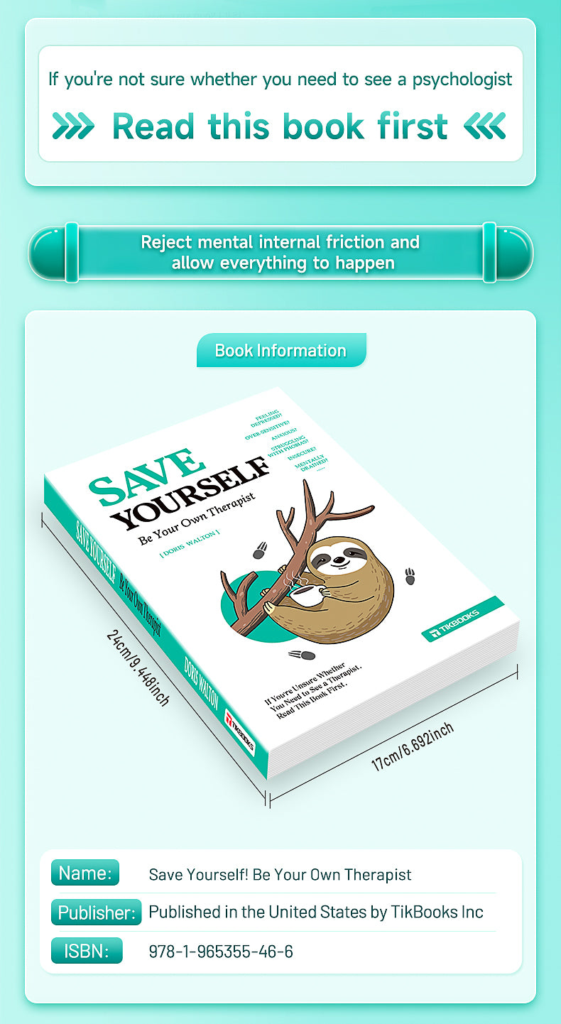 【TIKBOOKS】Be Your Own Psychologist: Methods for Psychological Adjustment and Emotional Control, Mental Health Psychology Books, Inspirational