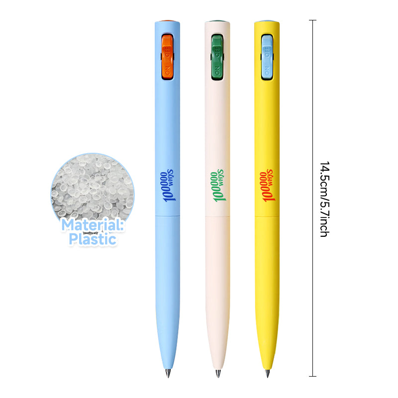 【100000 WHYS】Switch neutral pen Quick-drying black
