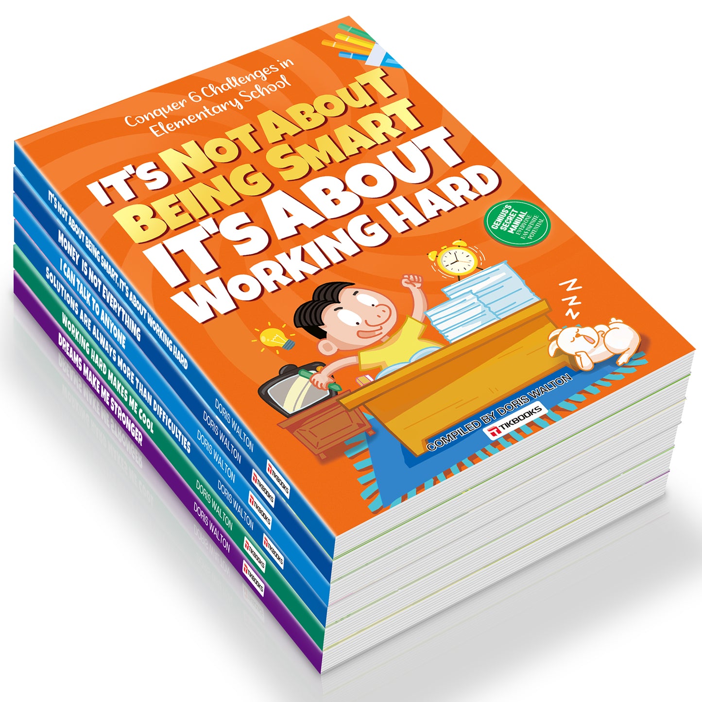 【TIKBOOKS】Brave six levels, overcome six challenges, and become a top student. Study hard and work hard makes me cool Paperback – Picture Book, May 27, 2025 by Doris Walton (Author)