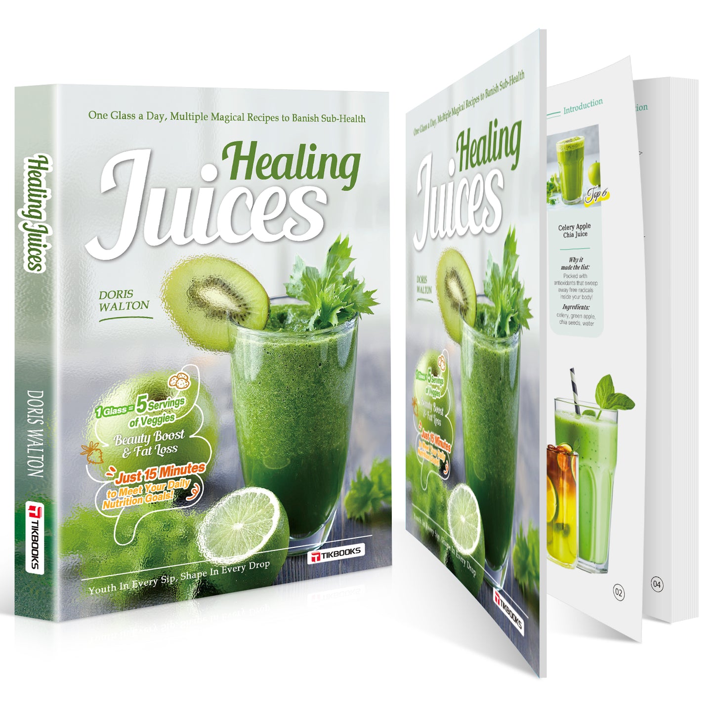 【TIKBOOKS】Daily One Cup of Vegetable and Fruit Juice Recipe: Nutritious Breakfast Family Easy-to-Handle Cookbook