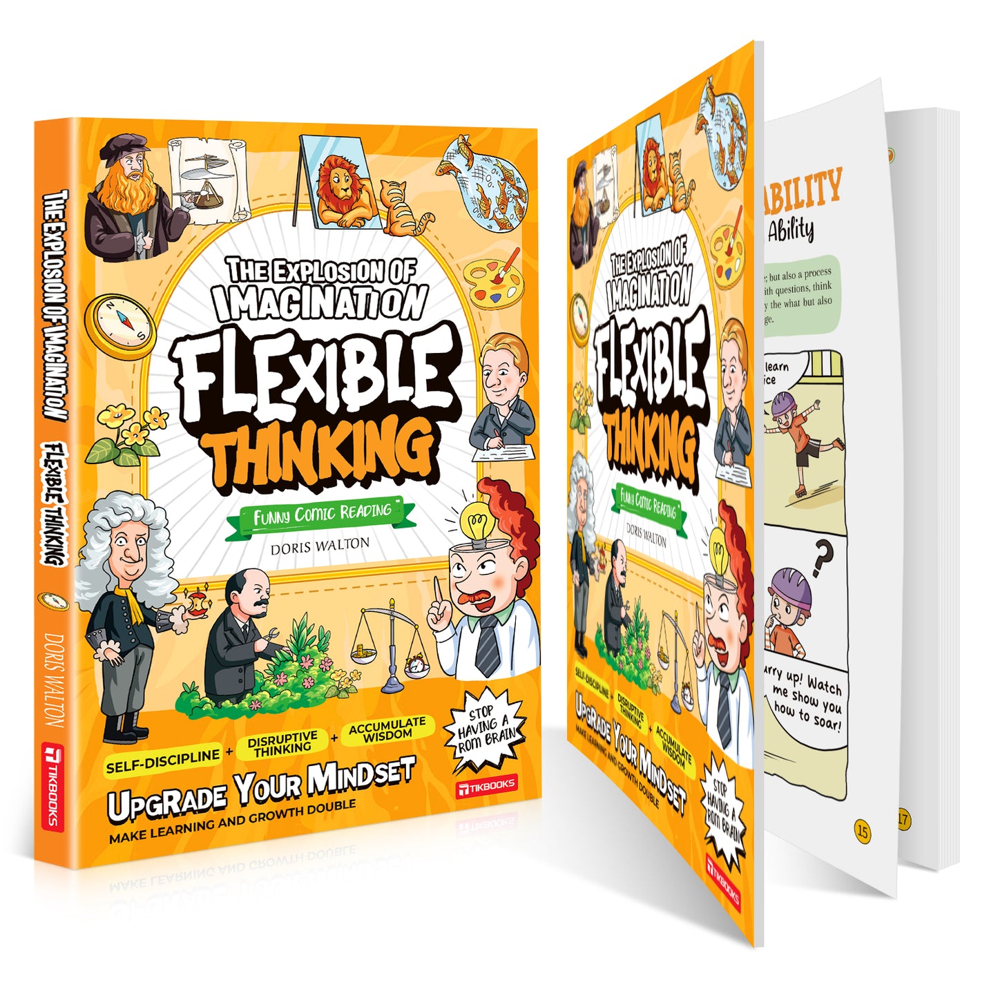 【TIKBOOKS】Entertaining Comics An introductory Book on Flexible Thinking Children can understand,learn, and apply skillfully