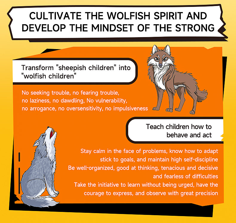 【TIKBOOKS】The Way of the Wolf: Cultivate a Winner’s Mindset and Build Unshakable Inner Strength (Caricature: The Wolf Code)