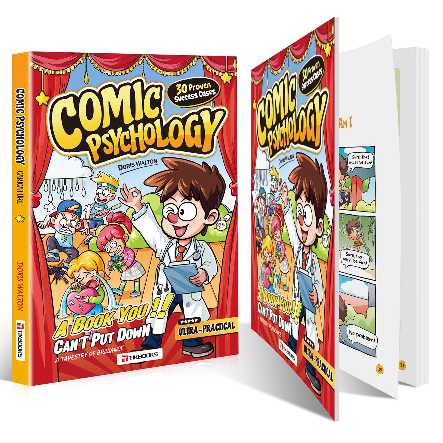 【TIKBOOKS】Children's comic psychology Elementary school students' books for educational growth full-color comic books Paperback