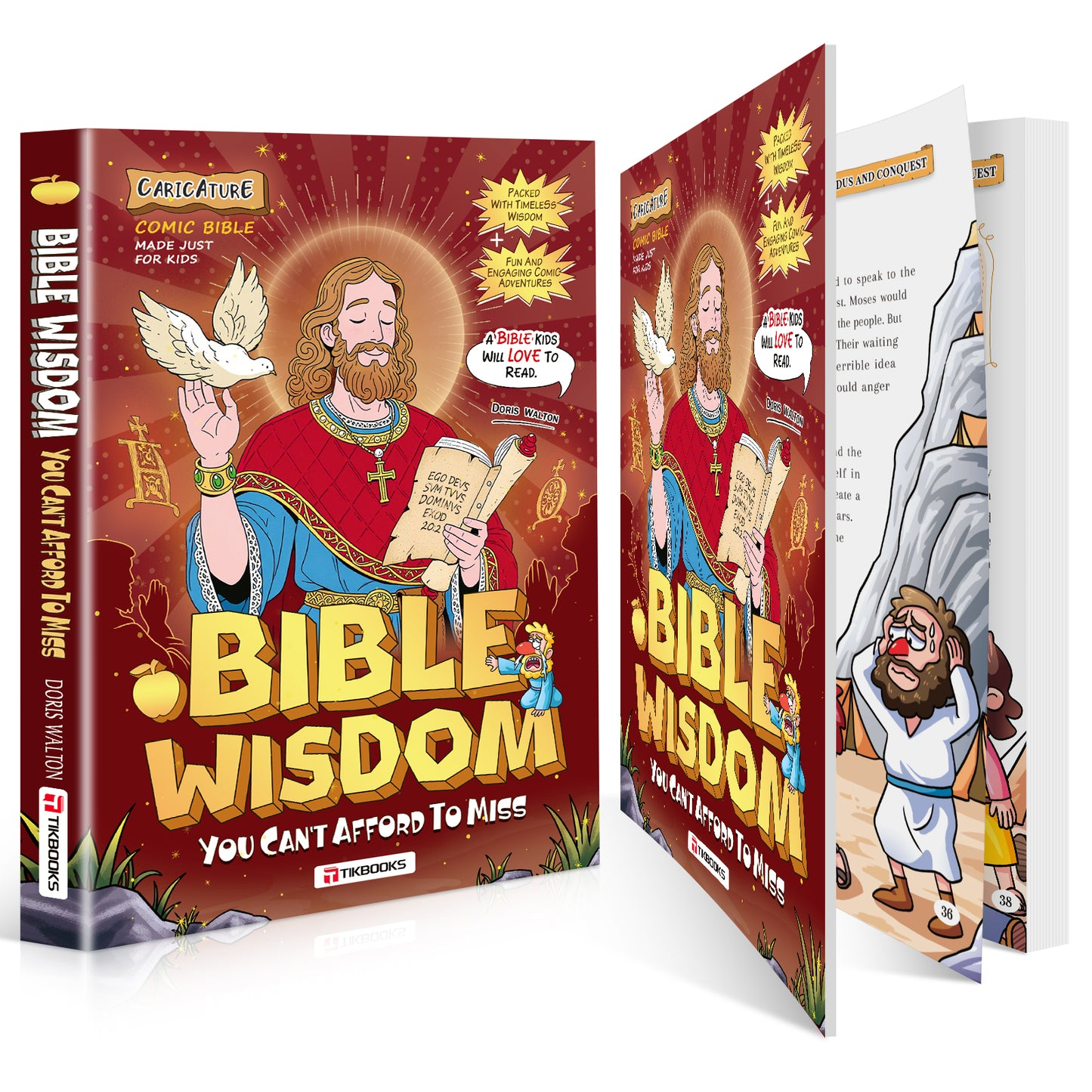 【TIKBOOKS】Bible Stories in Comics: Timeless Wisdom for Young Hearts and Minds   描述