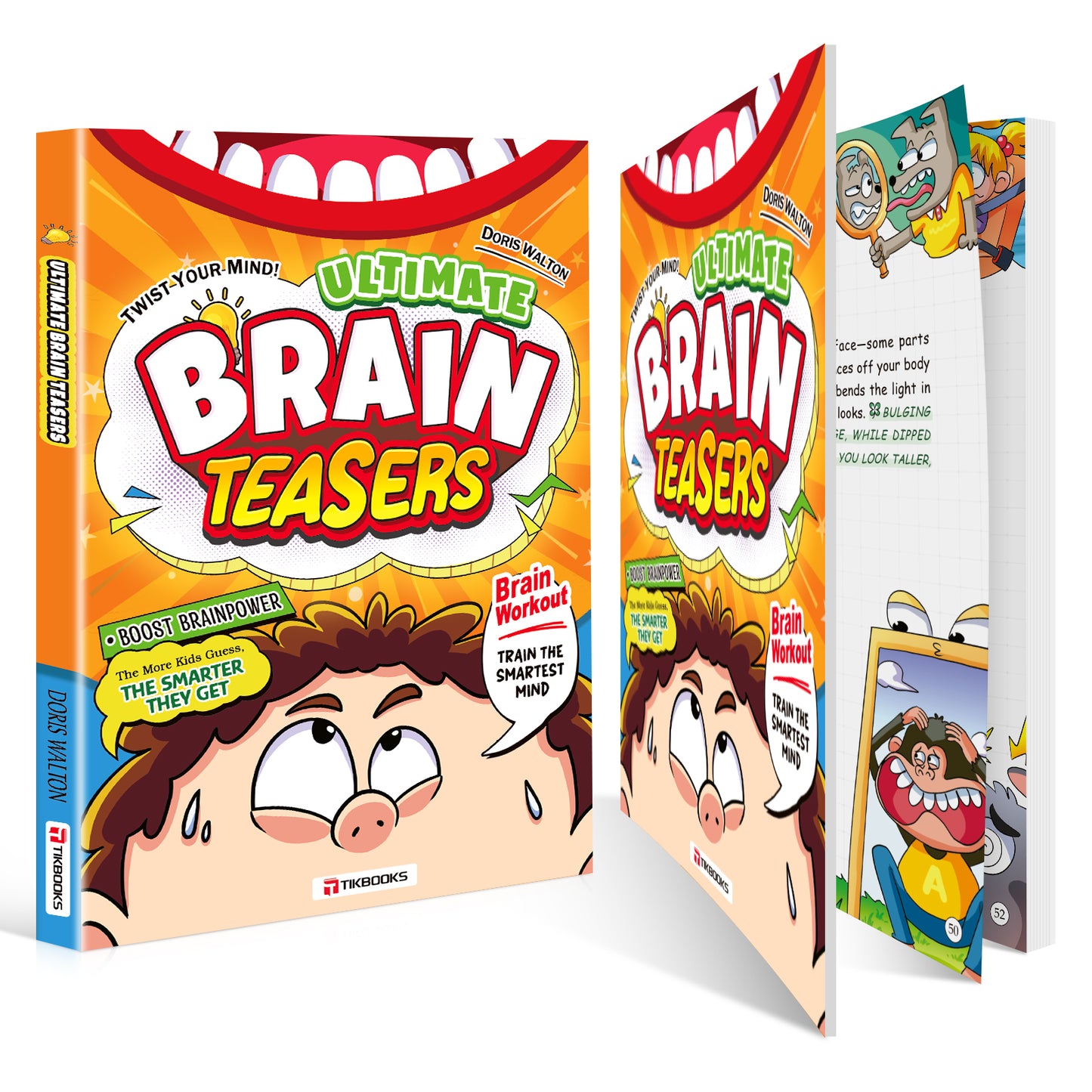 【TIKBOOKS】A collection of brain teasers and riddles for children, a fun and educational book to exercise the mind.