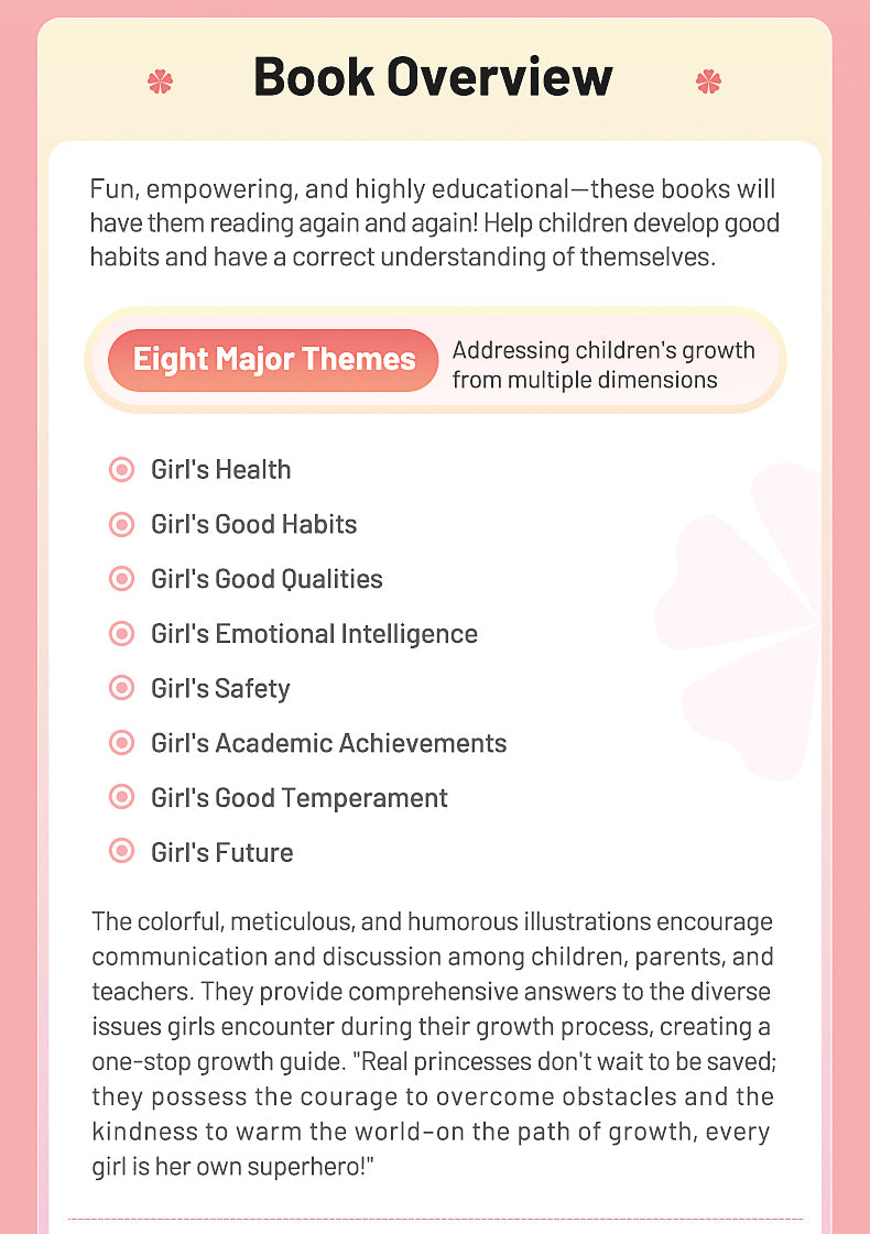 【TIKBOOKS】Girls' Safety Diary - Essential for Growing Up Safety, Features: SafePages & Privacy Protection