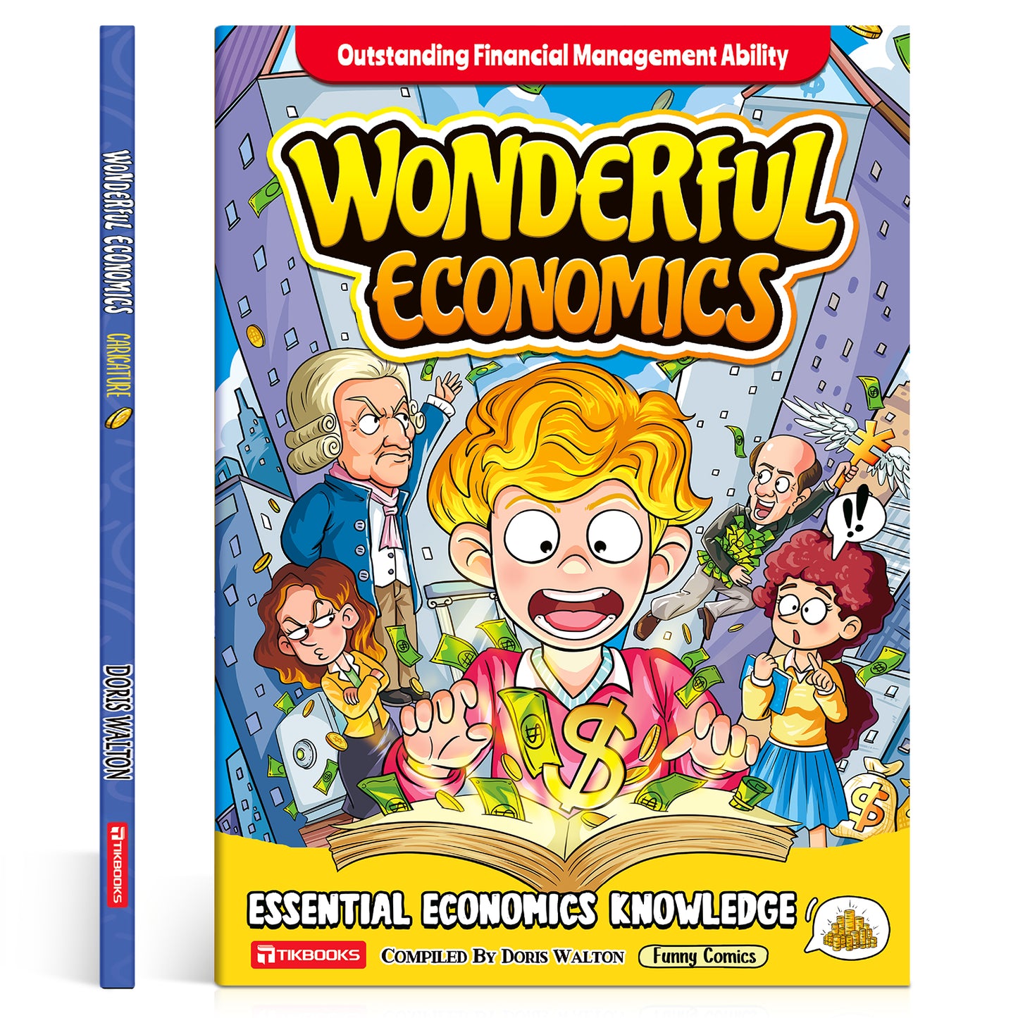 【TIKBOOKS】Comic Economics for Kids Wealth Knowledge Books for Kids Money Thinking Cultivation Comic Version Paperback – Picture Book, May 27, 2025