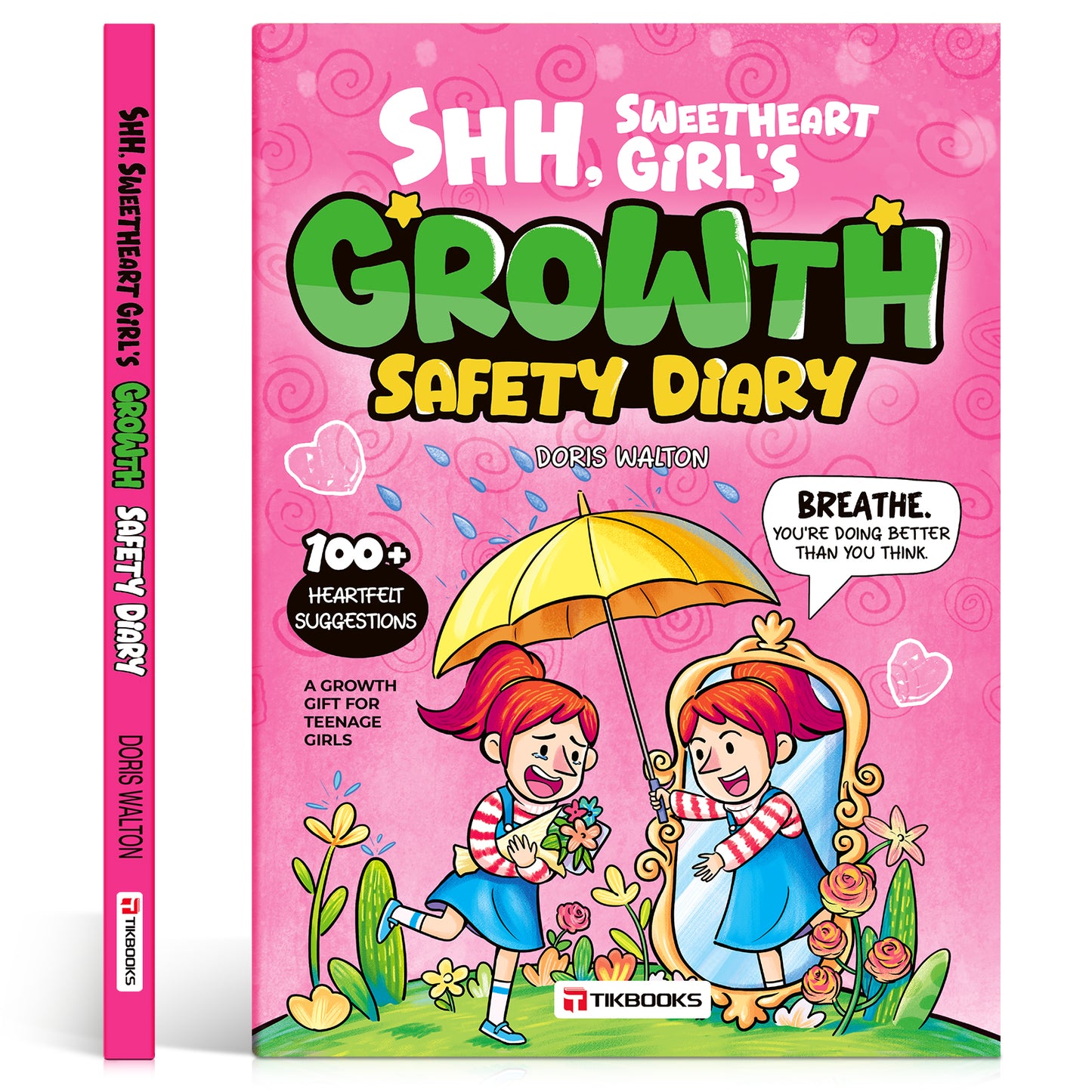 【TIKBOOKS】Girls' Safety Diary - Essential for Growing Up Safety, Features: SafePages & Privacy Protection