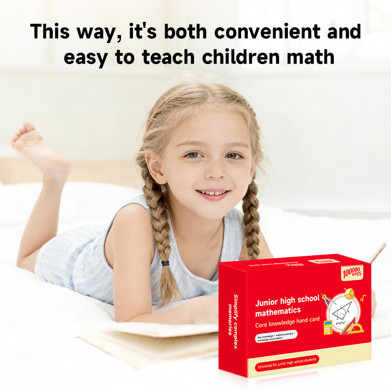 【100000 WHYS】Core knowledge cards for junior high school mathematics