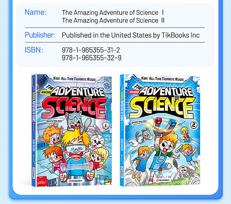 【TIKBOOKS】Science in Comics: Fun & Engaging Introduction for Kids - Learn Smart, Lead Tomorrow