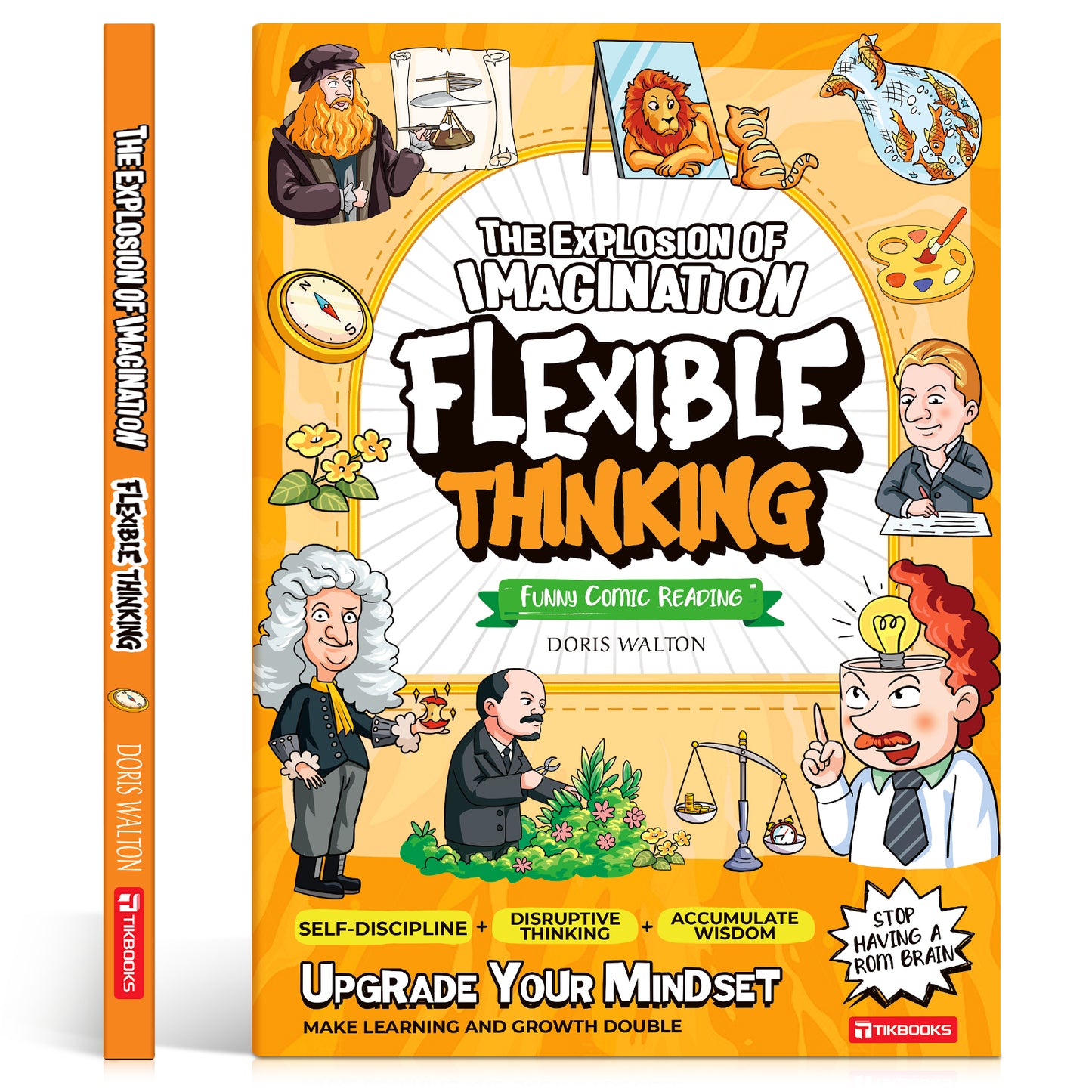 【TIKBOOKS】Entertaining Comics An introductory Book on Flexible Thinking Children can understand,learn, and apply skillfully