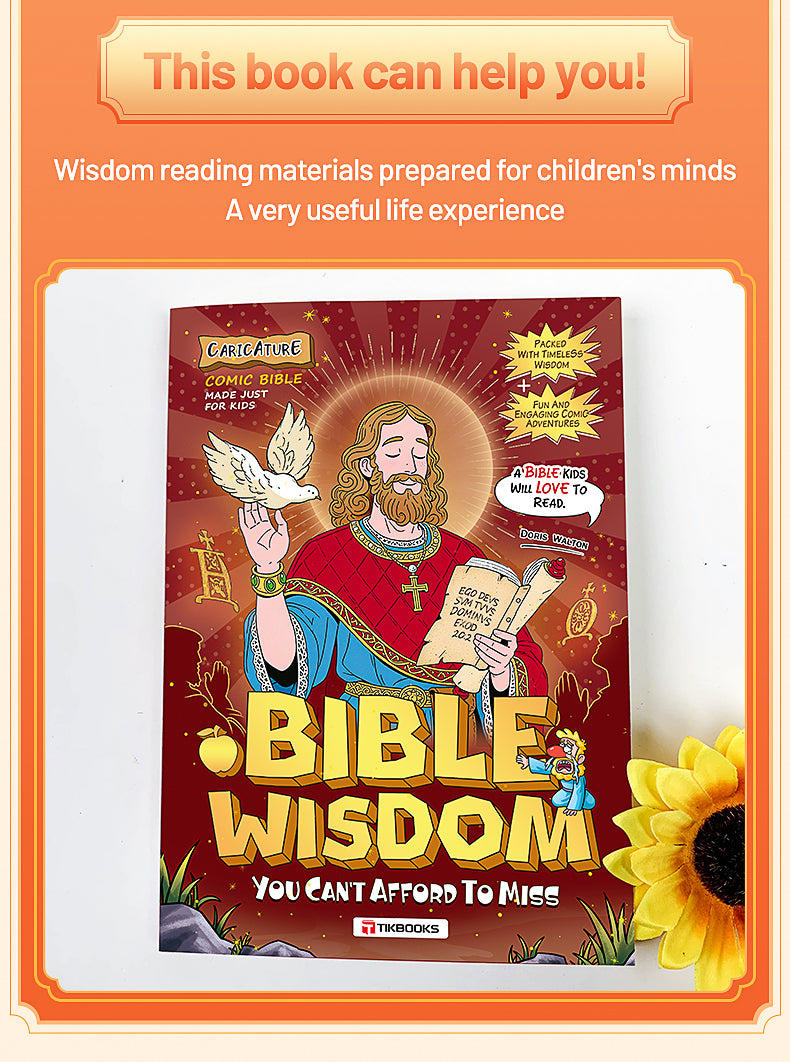 【TIKBOOKS】Bible Stories in Comics: Timeless Wisdom for Young Hearts and Minds   描述