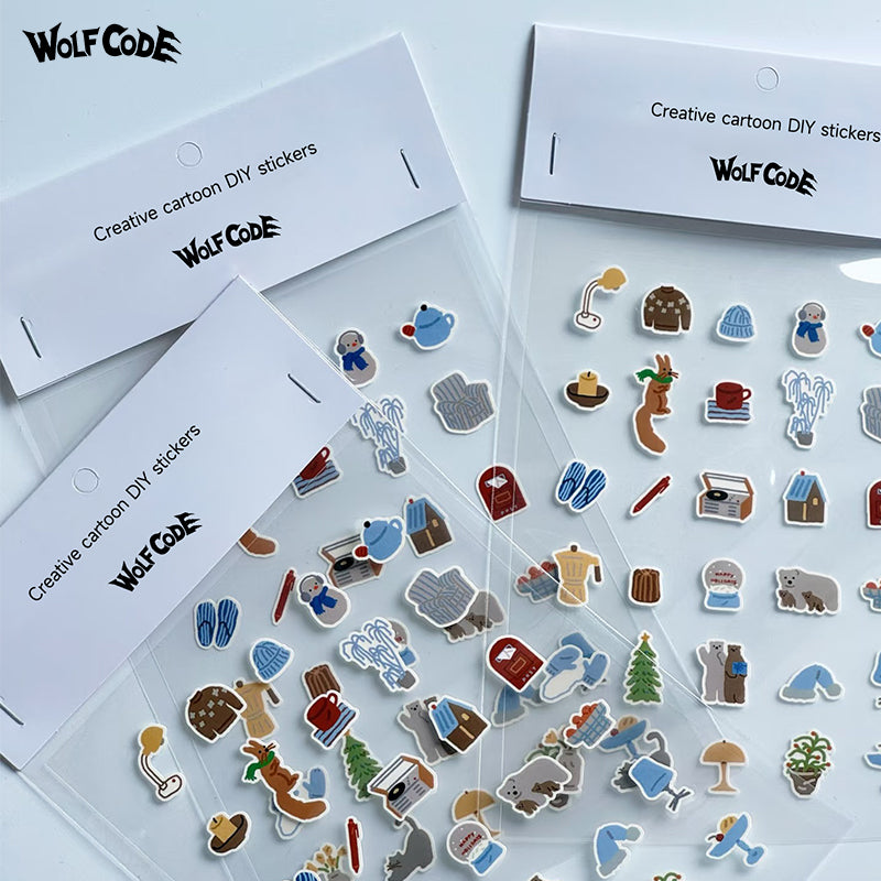 Creative cartoon DIY stickers