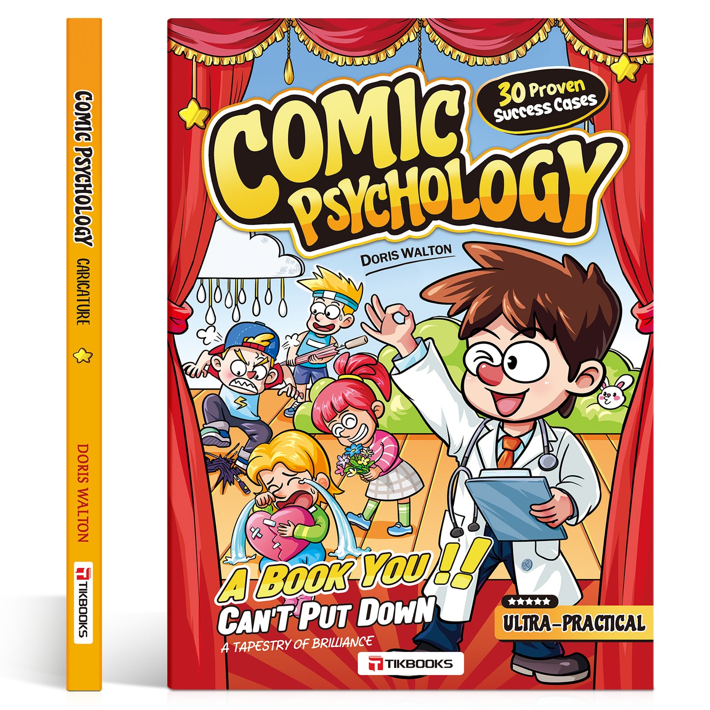 【TIKBOOKS】Children's comic psychology Elementary school students' books for educational growth full-color comic books Paperback