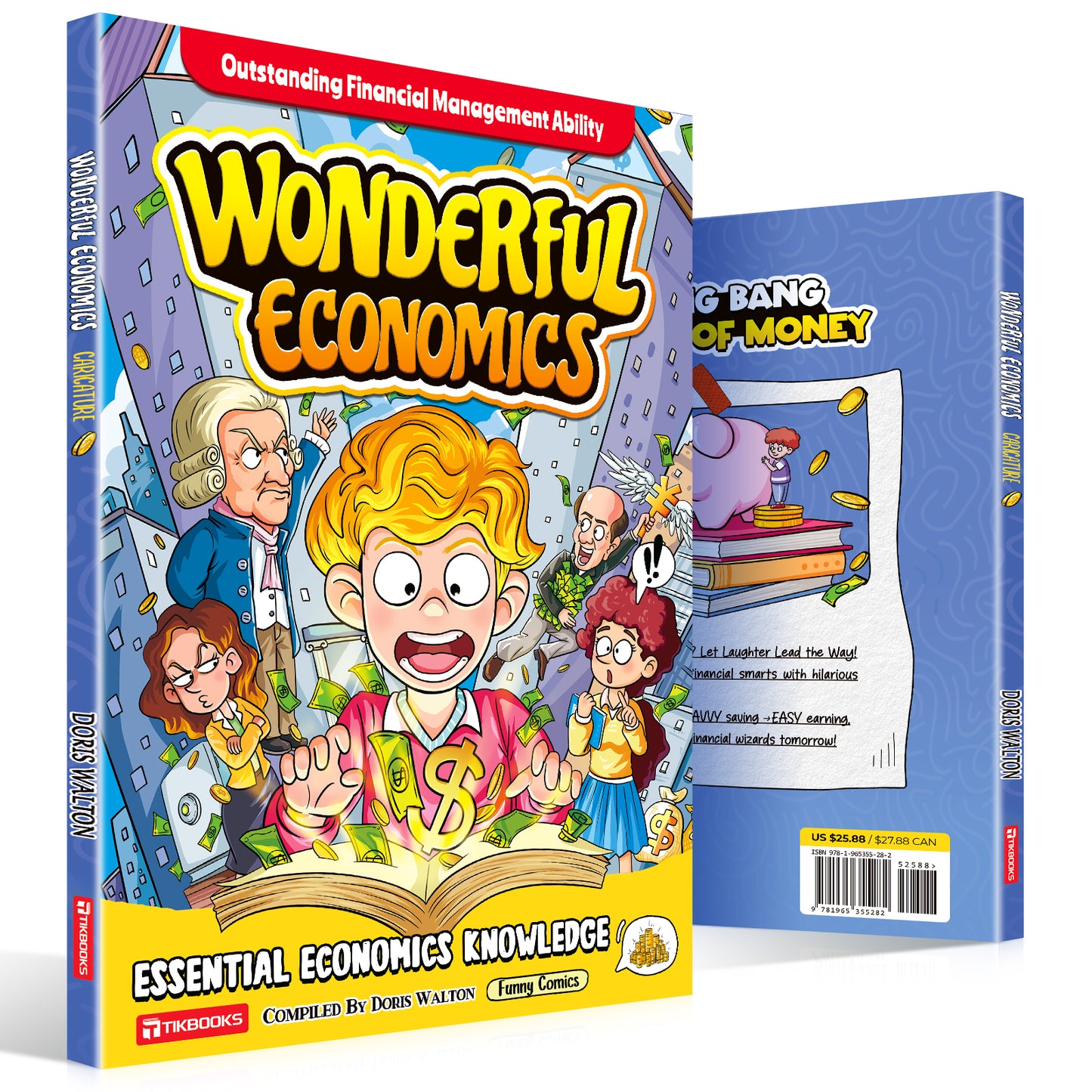 【TIKBOOKS】Comic Economics for Kids Wealth Knowledge Books for Kids Money Thinking Cultivation Comic Version Paperback – Picture Book, May 27, 2025