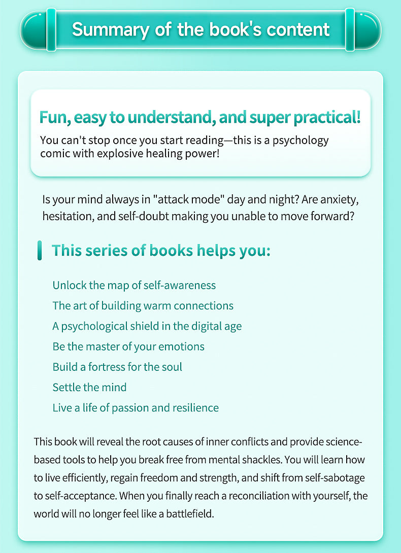 【TIKBOOKS】Be Your Own Psychologist: Methods for Psychological Adjustment and Emotional Control, Mental Health Psychology Books, Inspirational