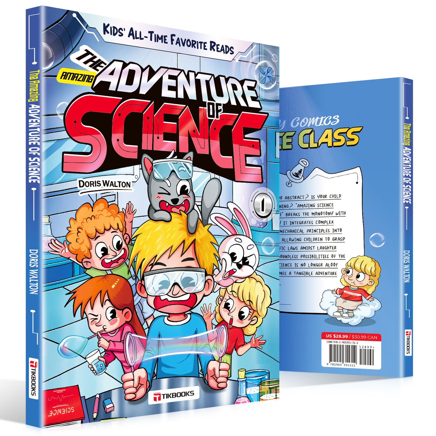 【TIKBOOKS】Science in Comics: Fun & Engaging Introduction for Kids - Learn Smart, Lead Tomorrow