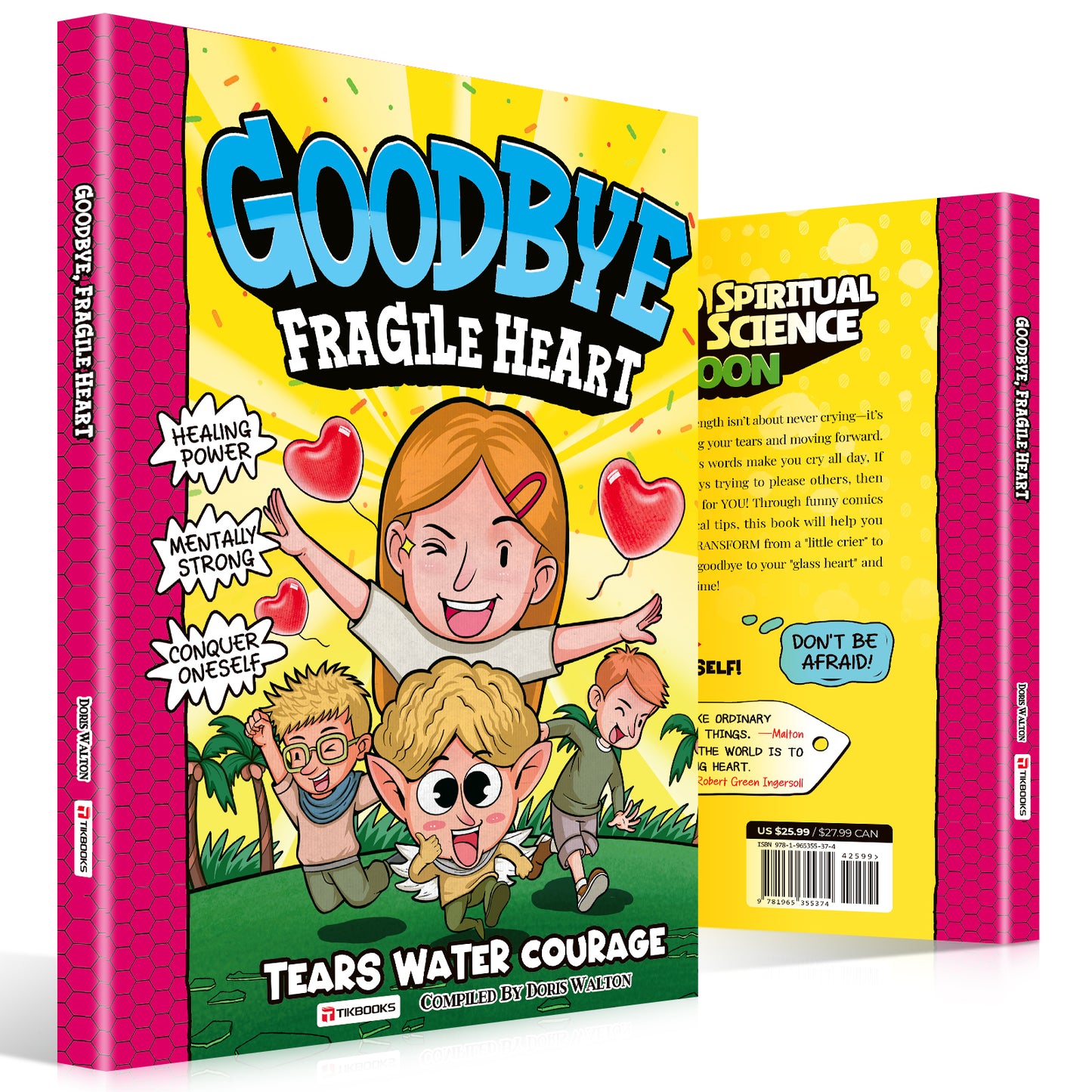 【TIKBOOKS】Goodbye, glass-hearted children's picture books, popular science comics, elementary school students' extracurricular reading books, children's spiritual growth books