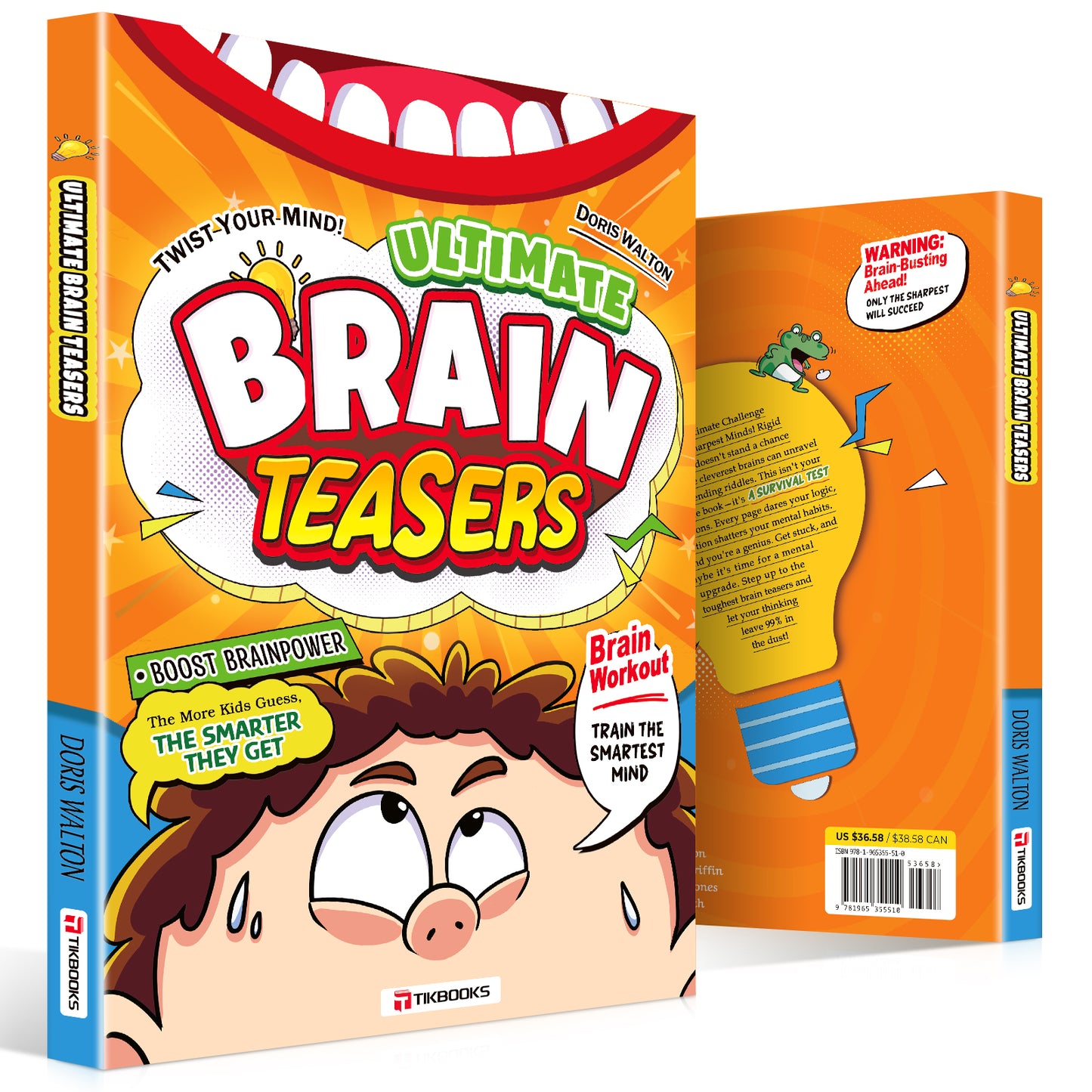 【TIKBOOKS】A collection of brain teasers and riddles for children, a fun and educational book to exercise the mind.