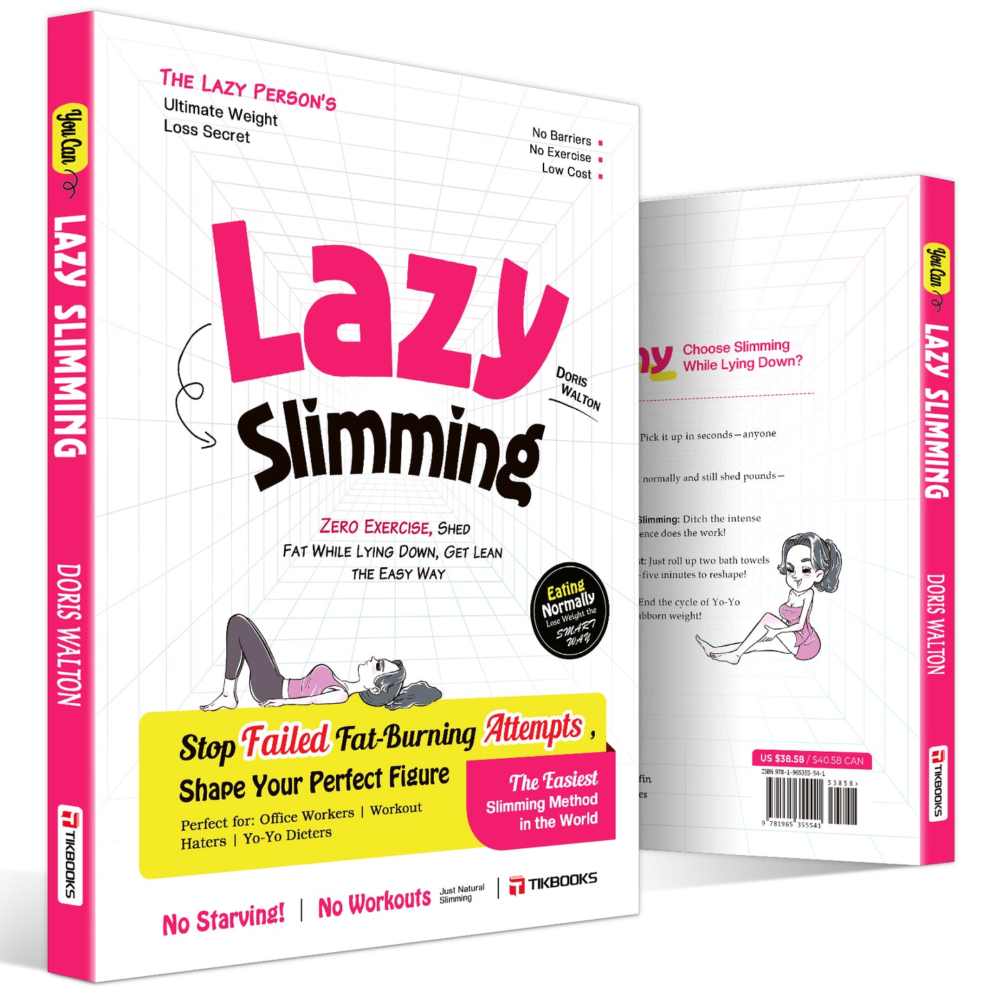 【TIKBOOKS】Slimming books for the lazy, stop failed fat-burning attempts and shape your perfect figure.