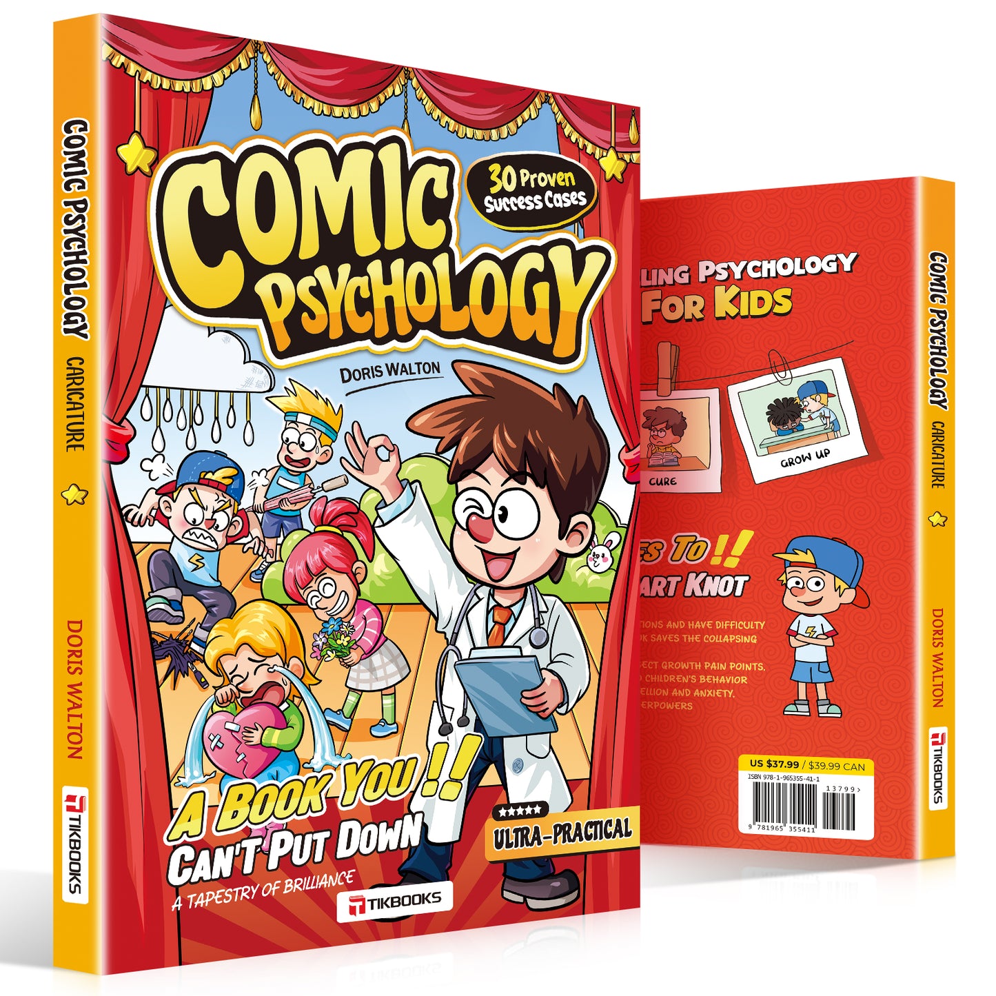 【TIKBOOKS】Children's comic psychology Elementary school students' books for educational growth full-color comic books Paperback
