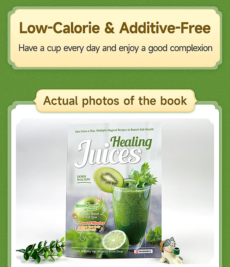 【TIKBOOKS】Daily One Cup of Vegetable and Fruit Juice Recipe: Nutritious Breakfast Family Easy-to-Handle Cookbook