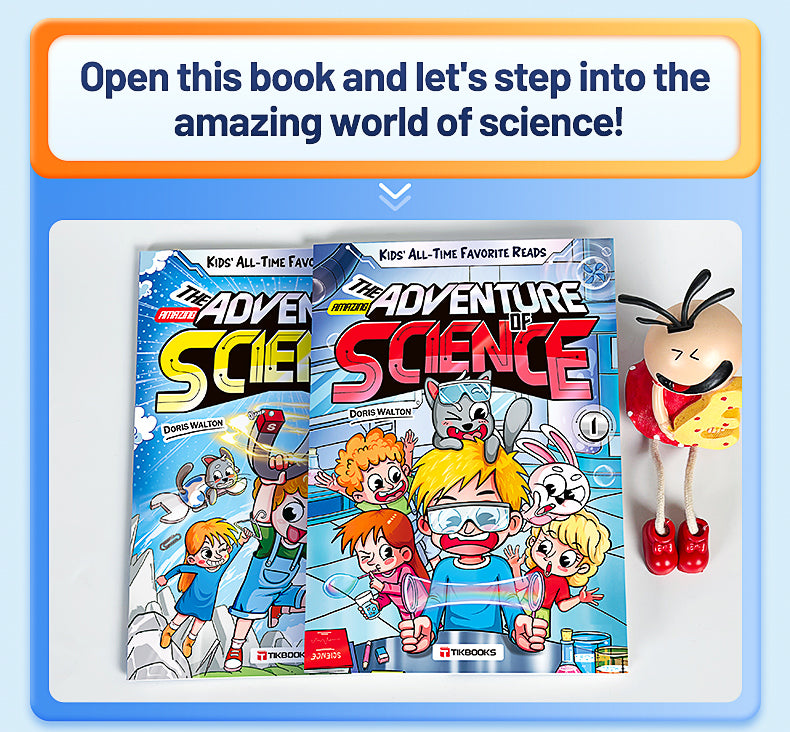 【TIKBOOKS】Science in Comics: Fun & Engaging Introduction for Kids - Learn Smart, Lead Tomorrow