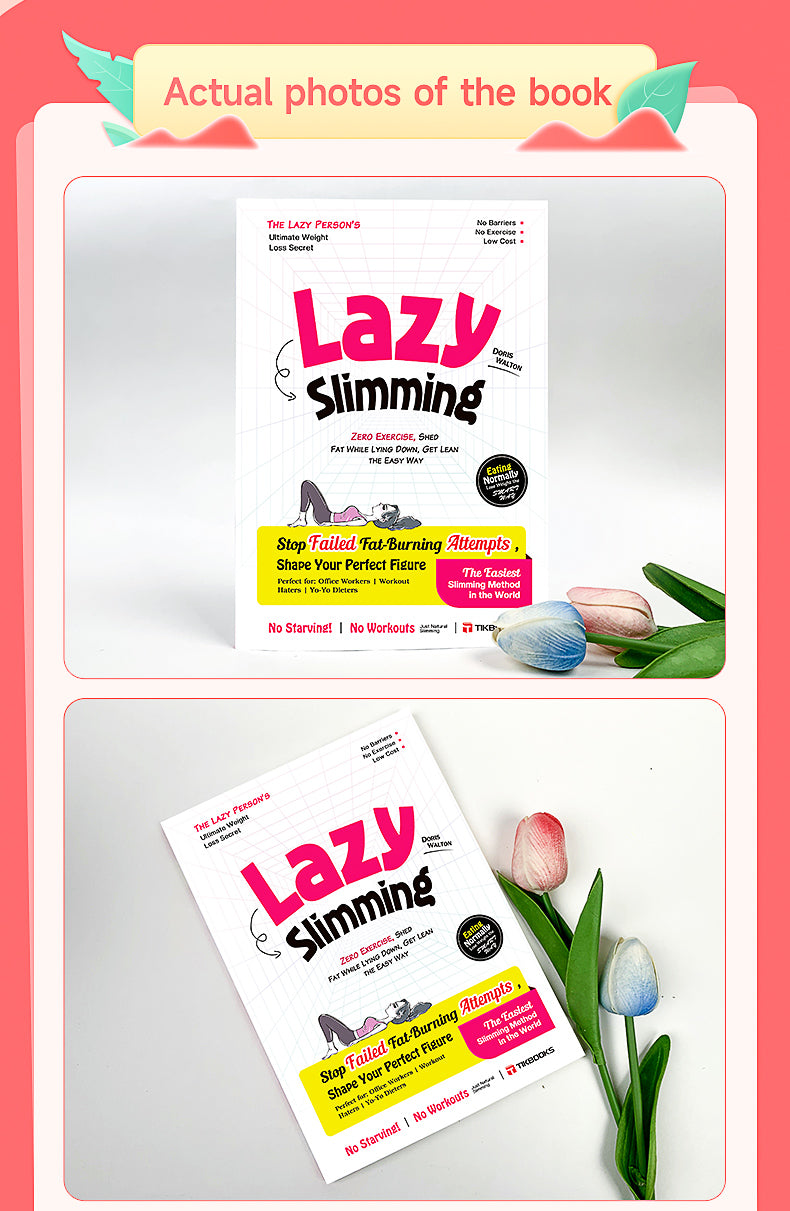 【TIKBOOKS】Slimming books for the lazy, stop failed fat-burning attempts and shape your perfect figure.