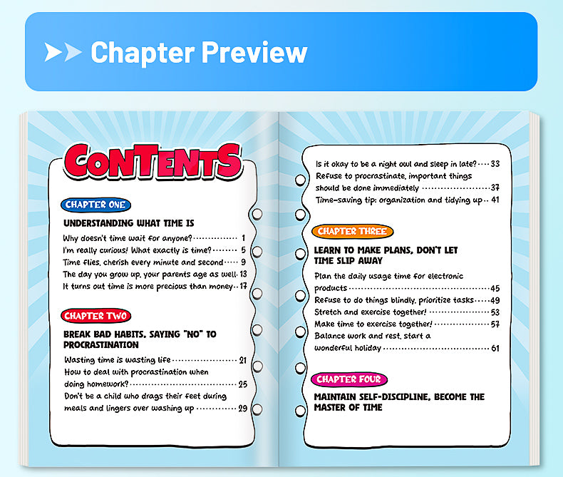 【TIKBOOKS】Philosophy of Time Management in Children's Comics