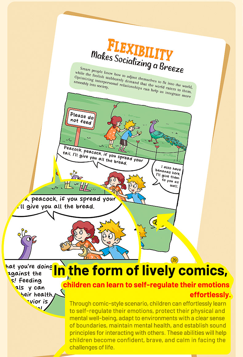 【TIKBOOKS】Entertaining Comics An introductory Book on Flexible Thinking Children can understand,learn, and apply skillfully