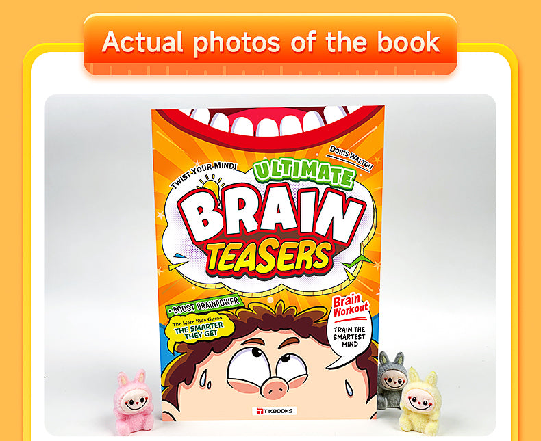【TIKBOOKS】A collection of brain teasers and riddles for children, a fun and educational book to exercise the mind.