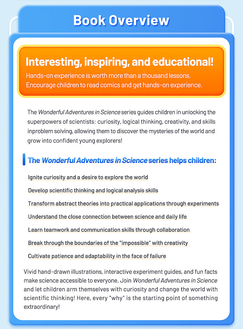 【TIKBOOKS】Science in Comics: Fun & Engaging Introduction for Kids - Learn Smart, Lead Tomorrow