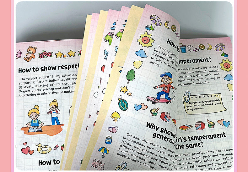 【TIKBOOKS】Girls' Safety Diary - Essential for Growing Up Safety, Features: SafePages & Privacy Protection