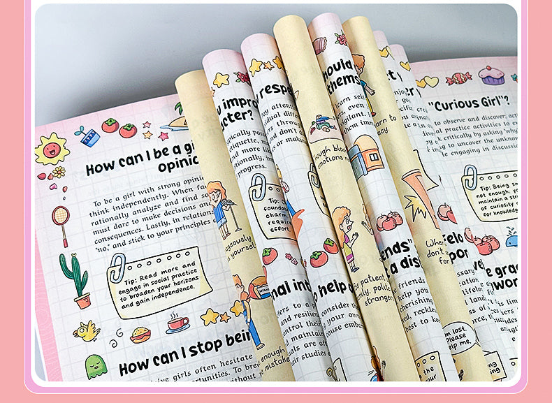 【TIKBOOKS】Girls' Safety Diary - Essential for Growing Up Safety, Features: SafePages & Privacy Protection