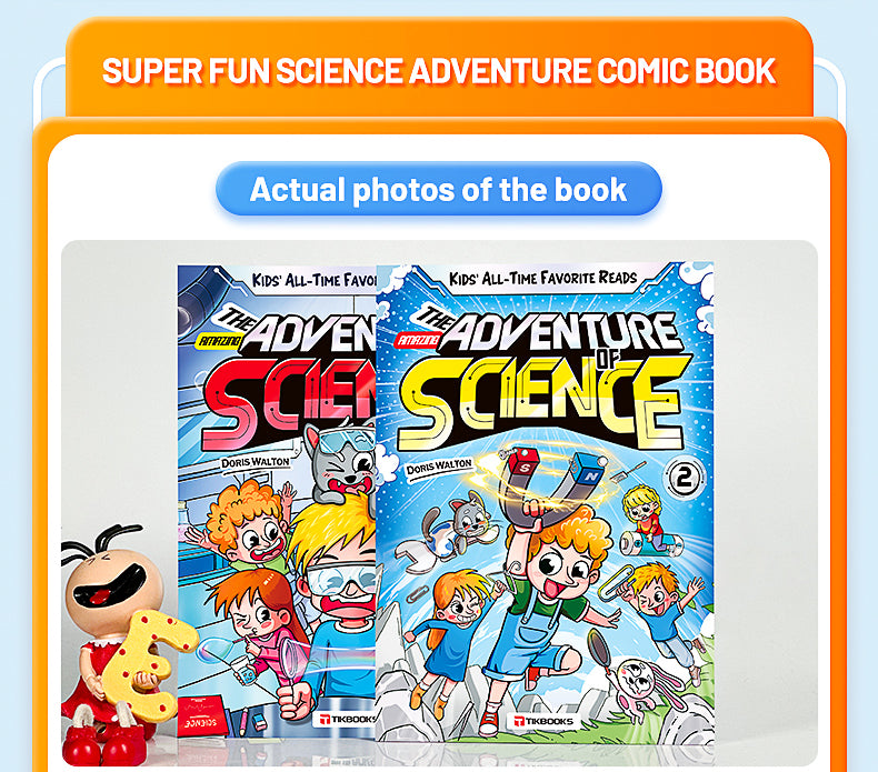 【TIKBOOKS】Science in Comics: Fun & Engaging Introduction for Kids - Learn Smart, Lead Tomorrow