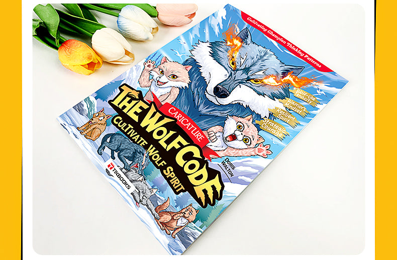 【TIKBOOKS】The Way of the Wolf: Cultivate a Winner’s Mindset and Build Unshakable Inner Strength (Caricature: The Wolf Code)