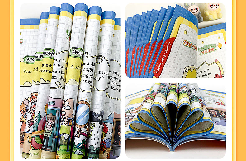 【TIKBOOKS】A collection of brain teasers and riddles for children, a fun and educational book to exercise the mind.